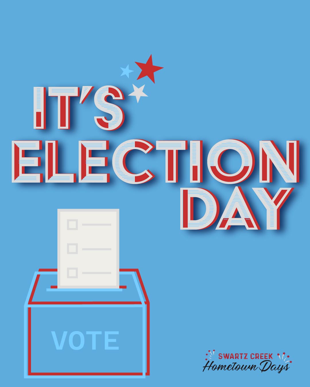 Election Day is here! Take a moment to cast your ballot today.