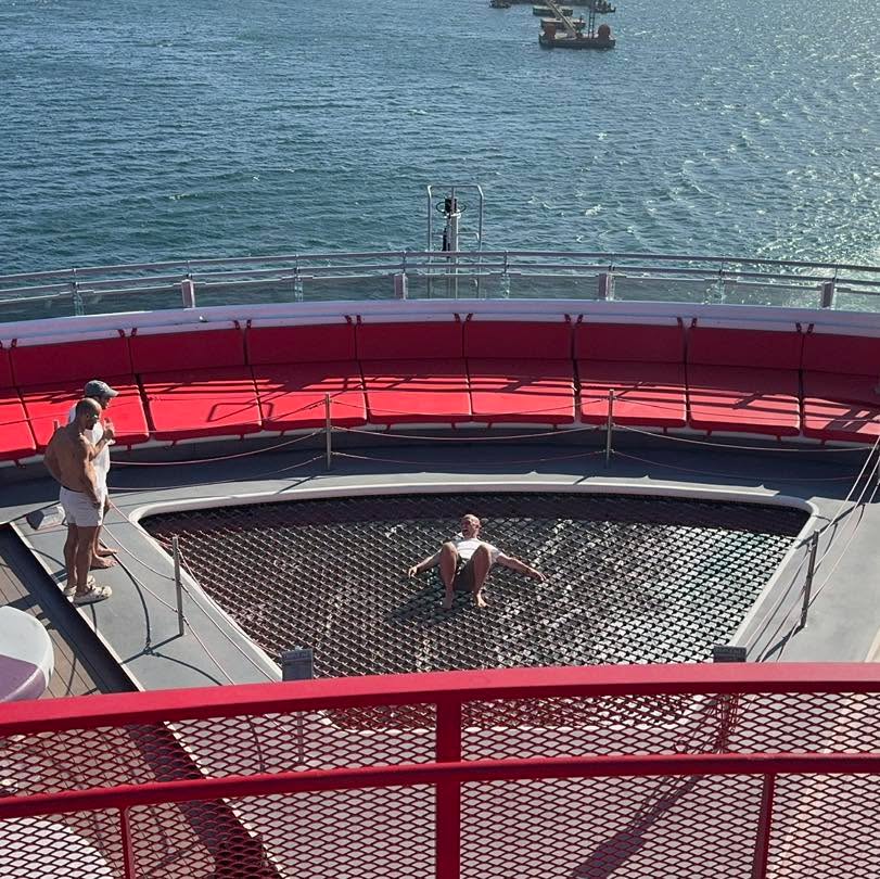 We need your help! How would you caption this photo?! 👇👇
Let us know your thoughts in the comments
We will show you how why Dom ended up here in the next video
#VirginVoyages #Cruise #ScarletLady #TomAndDomTravel