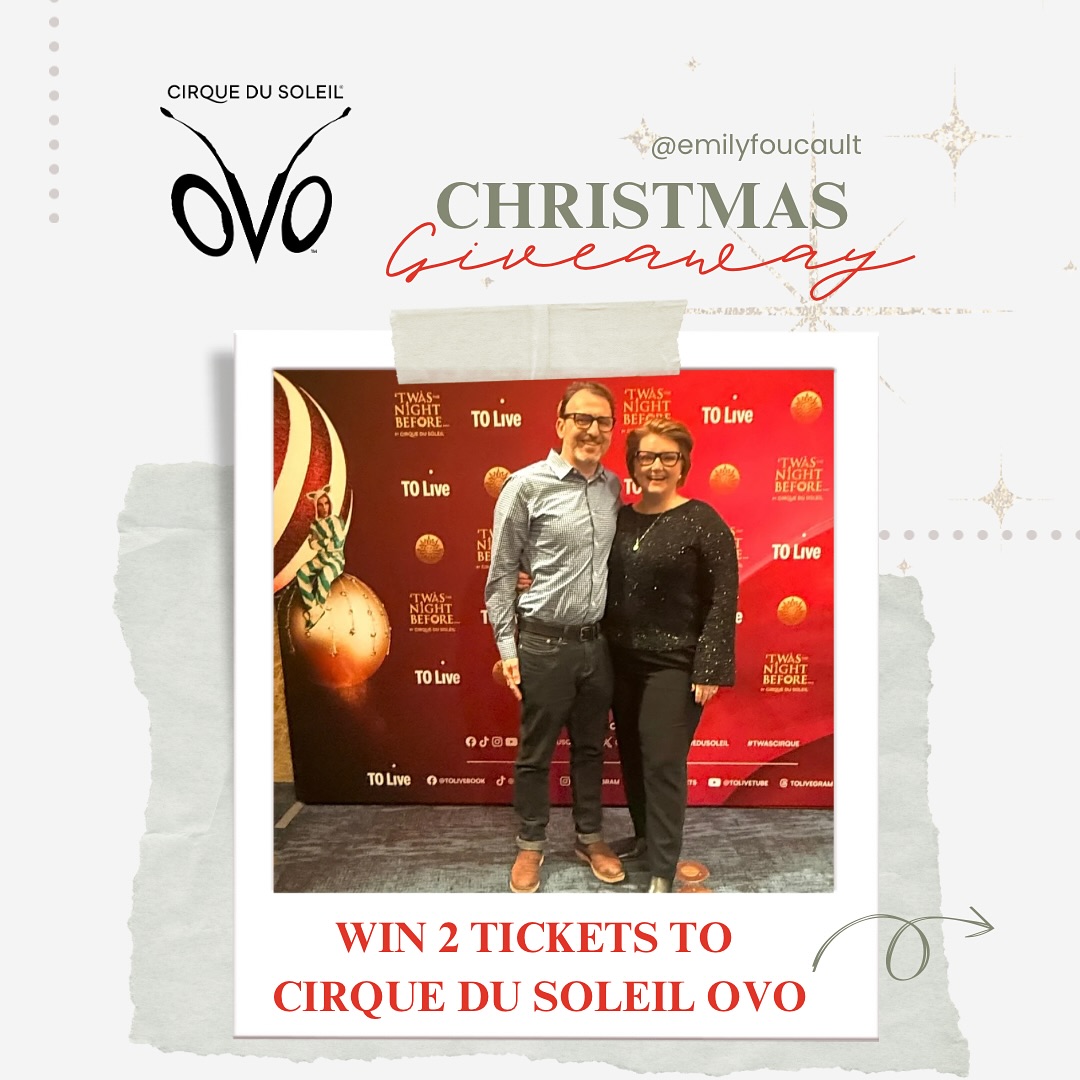 🎄✨ T’was the night before Christmas… and we’re giving YOU the chance to win TWO tickets to Cirque du Soleil’s OVO in May! ✨🎪
🎁 How to enter: ***** CLOSED*****
1️⃣ Follow @cirquedusoleil and @emilyfoucault
2️⃣ Tag 3 friends in the comments (each additional tag = bonus entry!)
3️⃣ Share this post to your story for an extra entry! (Make sure to tag me so I see it!)
🎉 Winner will be announced on Jan 1, 2025!
🎁 Still searching for the perfect last-minute Christmas gift? Click the link in my bio to save up to 20% on tickets to @cirquedusoleil ! 🎪✨
📌 Contest rules:
• Contest closes Dec 31, 2024, at 11:59 PM EST.
• Winner will be randomly selected and contacted via DM.
• Open to residents of Ontario.
• Must be 18+ to enter.
• No cash value.
• This giveaway is not affiliated with Instagram.
Good luck, and happy holidays! 🎅🎄✨
.
.
.
.
.
#toronto #torontoevents #torontogiveaway #the6ix #twasthenightbeforechristmas #cirque #cirquedusoleil #torontolife #giveaway #giveaways #giveawaytoronto #giveawayontario #christmasgiveaway #christmasgift #christmastime #collab #collaboration #explore #twascirque