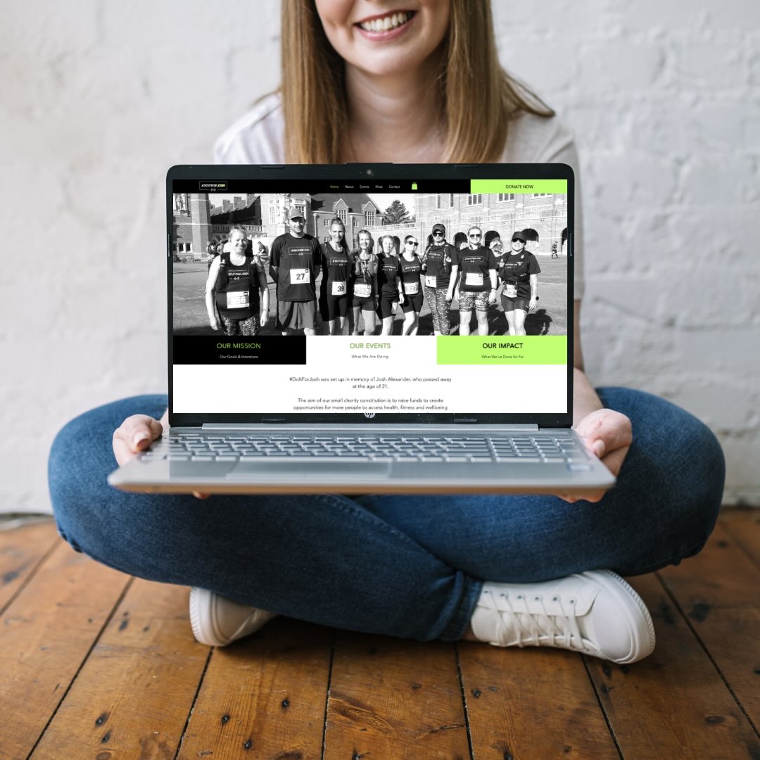 It’s been quite the journey with Becky @_do_it_for_josh_ to get to today…
We met at @bossbabesnetworkinguk last year and when she decided to push forwards with setting up the charity to honour her son Josh, we worked together to create the logo.
I’ve seen her use it on her merchandise, her runner vests, at the football tournaments, all over the place! 👏
It was quite the task to then develop for them a website, to allow #DoItForJosh to evolve and to attract new sponsors and donors in a more professional and accessible way.
The look overall was intended to reflect the young vibrancy and energy/motion of the sports and fitness they focus on, achieved through the branding colours, font choices and animation.
We had lots of discussions about what Becky needed the website to do, and now it is THE location for:
✅ sharing information about upcoming events
✅ updates about the outcomes of sponsored programmes
✅ making donations
✅ selling branded merchandise
✅ communicating the ethos of the charity and the story and bio of Josh himself
This will give the charity plenty of opportunity for growth over the year ahead too, as Wix is a platform that really can evolve with you 🙌
It’s been a pleasure to support such a worthwhile cause and if you want to find out more/support them, do head to the website and/or give their Instagram a follow @_do_it_for_josh_