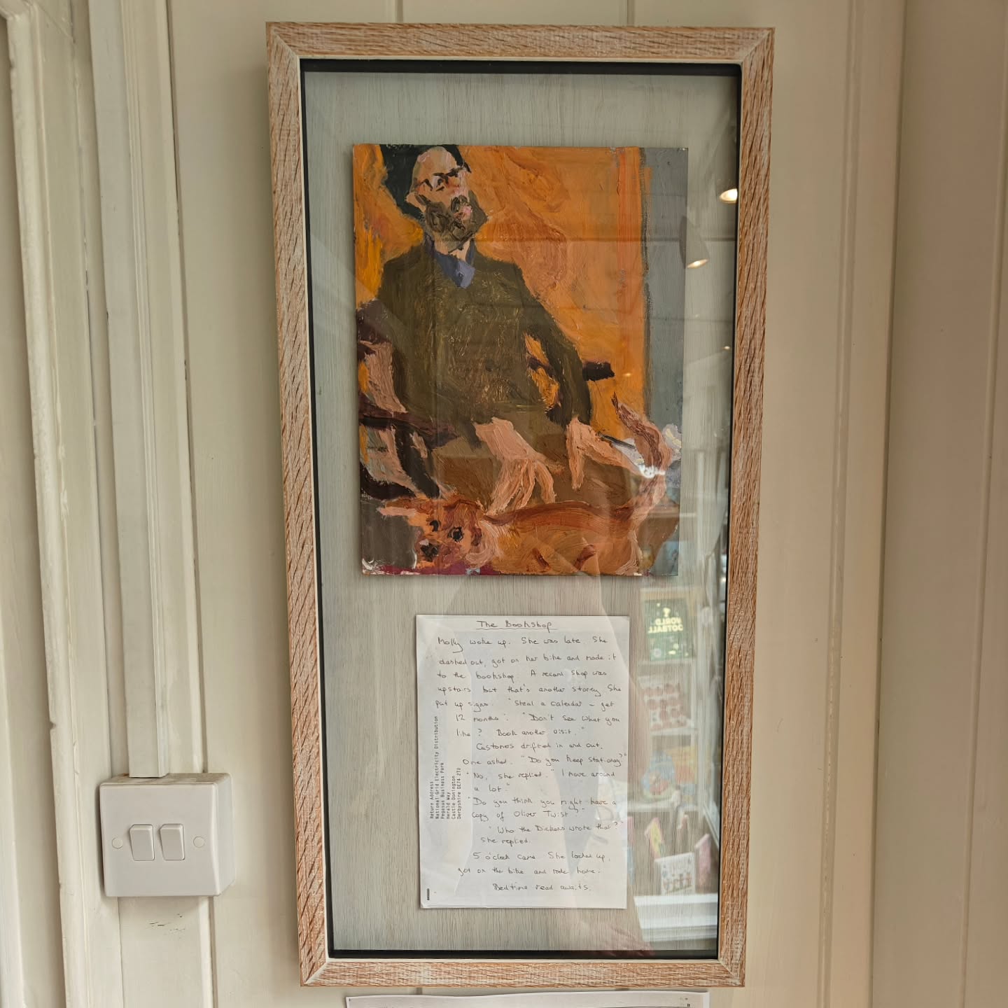 In our window, you might spot this fantastic portrait by local artist Victoria Rees. Victoria is taking part in the @sitefestival Open Studios festival. Come on in to take a look or visit her studio at Coombe Hill House Studios.
#sitefestival #stroudopenstudios #openstudios #stroudartists In our window, you might spot this fantastic portrait by local artist Victoria Rees. Victoria is taking part in the @sitefestival Open Studios festival. Come on in to take a look or visit her studio at Coombe Hill House Studios.
#sitefestival #stroudopenstudios #openstudios #stroudartists