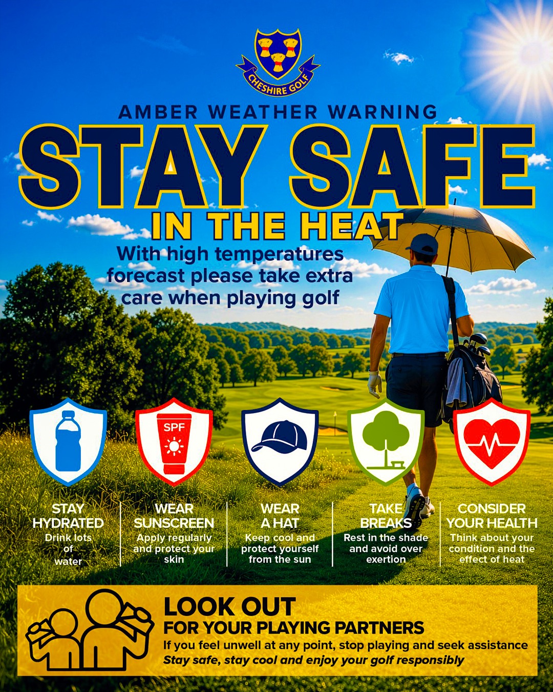 ☀️ HOT WEATHER REMINDER ☀️
With an Amber Weather Warning in place and temperatures set to remain hi
